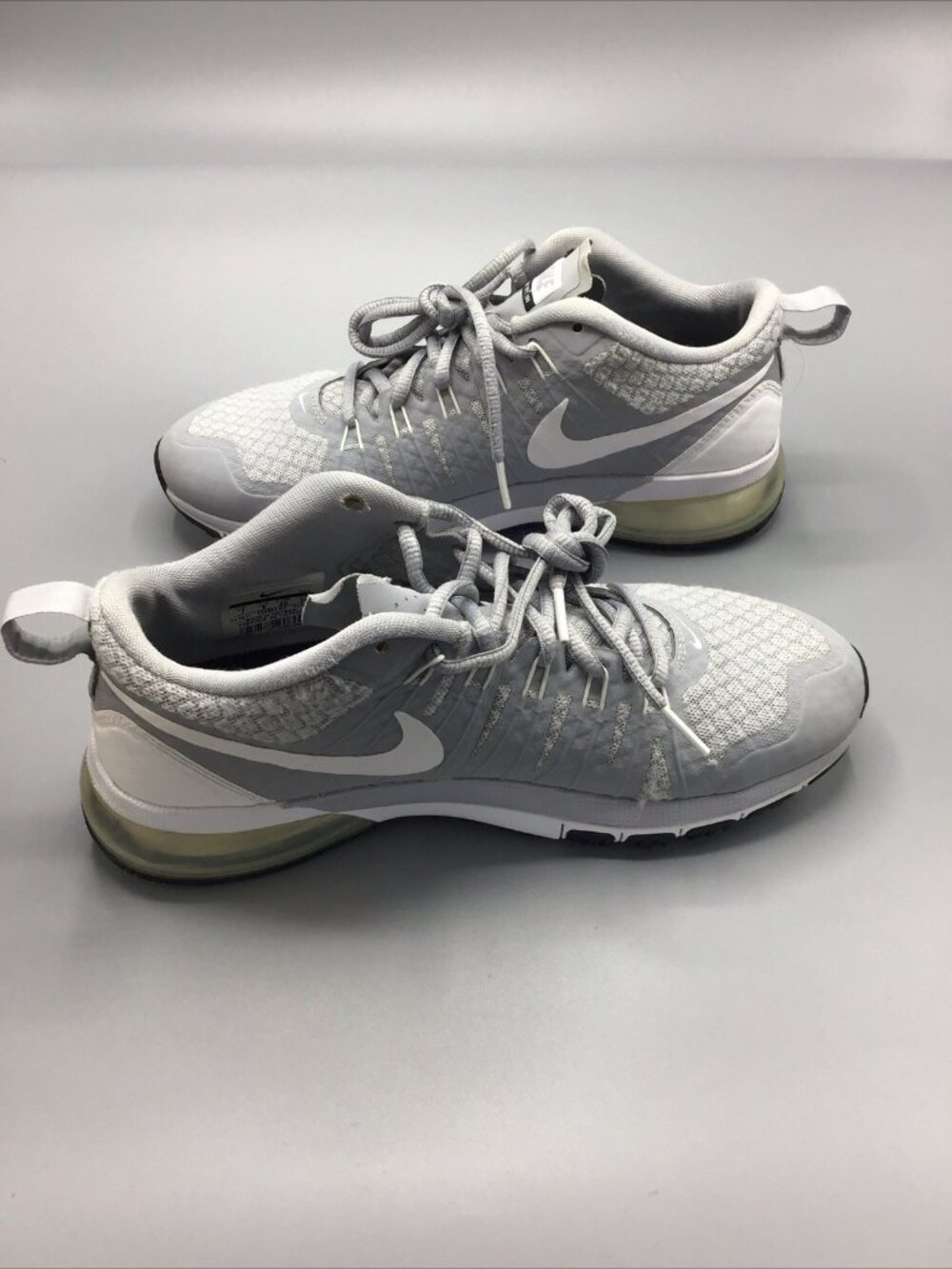 Nike Air Max TR1 180 Flywire Sneakers Size 7Wolf Grey Running Shoes 723991-011